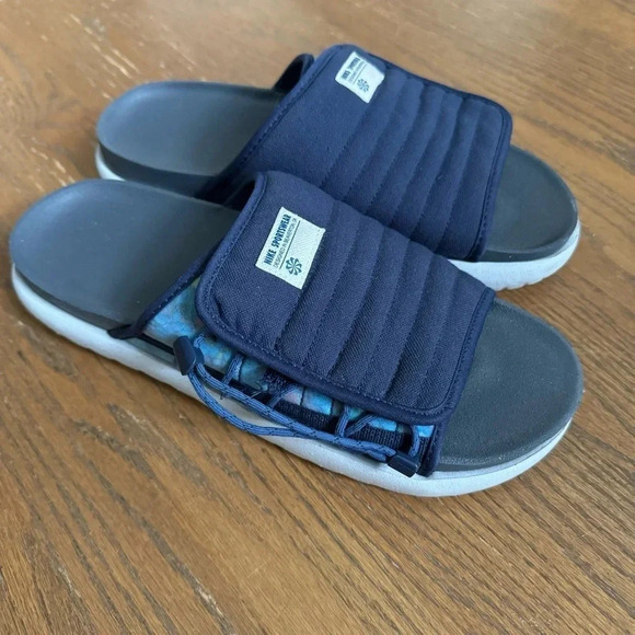 Nike Asuna 2 Next Nature Midnight Blue Athletic Slides Sandals Slip On size 12 - Picture 3 of 14